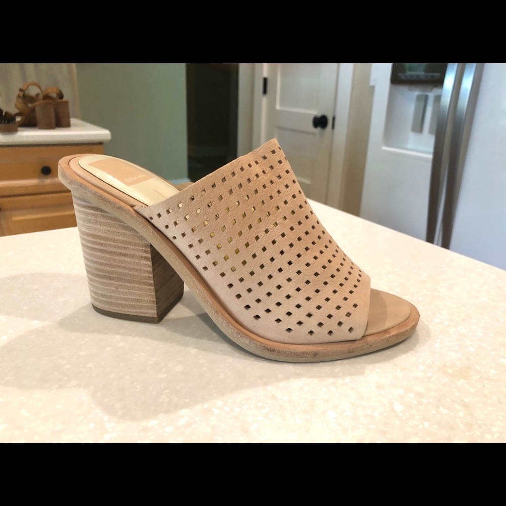 Dolce Vita Cream Leather Heel